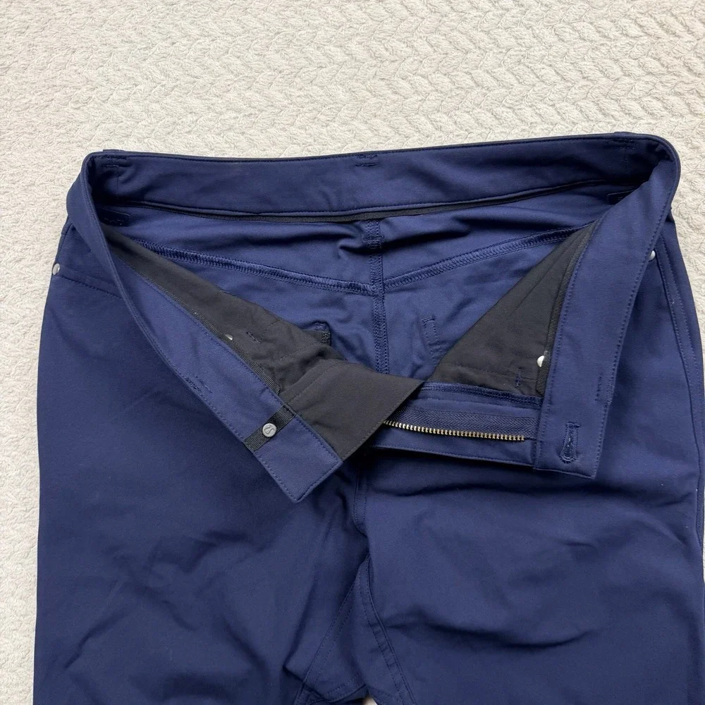 Lululemon Mens Pants 29 x 31 Straight Blue Commission ABC Performance Stretch